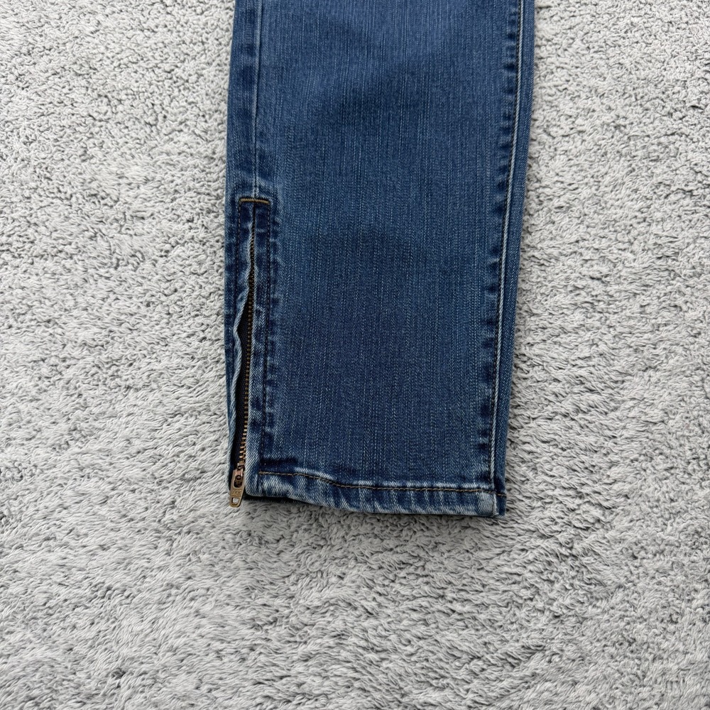 Uniqlo Jeans Women 30x26.5 Blue Skinny Stretch Mid Rise Ankle Zip Denim Pants - Picture 9 of 16